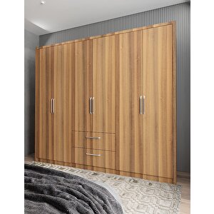 Eko Harika 6 Kapaklı Gardırop Ceviz G.a.h.e_5_215cm 215 cm