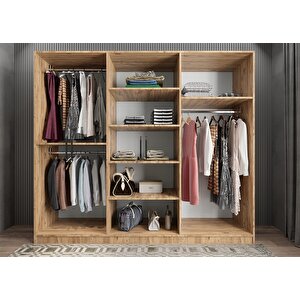 Eko Life 6 Kapaklı Gardırop Çam G.a.l.e_3_208cm 208 cm