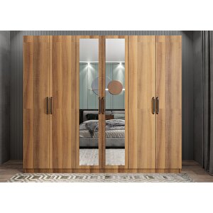 Life 6 Kapaklı Gardırop Ceviz G.a.l_4_240cm 240 cm
