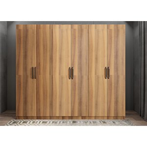 Eko Life 6 Kapaklı Gardırop Ceviz G.a.l.e_5_240cm 240 cm