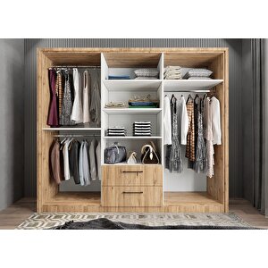 Eko Harika 6 Kapaklı Gardırop Çam G.a.h.e_3_277cm 270 cm