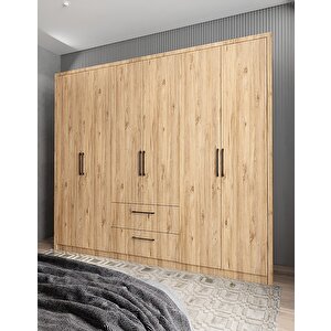 Eko Harika 6 Kapaklı Gardırop Çam G.a.h.e_3_277cm 270 cm