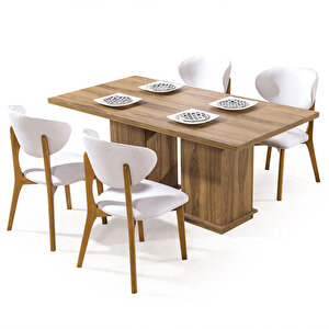 Eymense Luna 6 Sandalyeli Yemek Masa Takımı