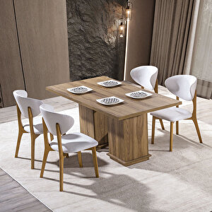 Eymense Luna 6 Sandalyeli Yemek Masa Takımı