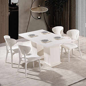 Eymense Dora 6 Sandalyeli Yemek Masa Takımı