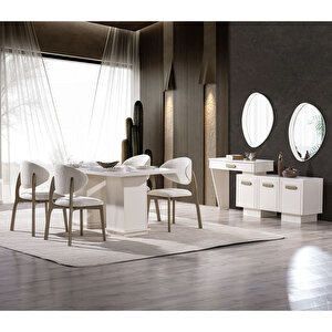 Eymense Nova 6 Sandalyeli Yemek Masa Takımı