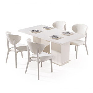 Eymense Elegance 6 Sandalyeli Yemek Masa Takımı