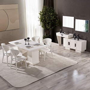 Opal 6 Sandalyeli Yemek Masa Takımı