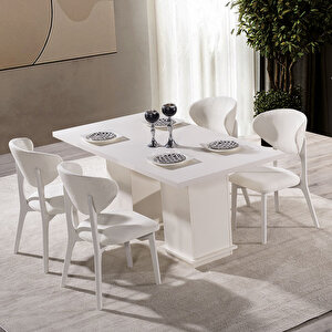 Opal 6 Sandalyeli Yemek Masa Takımı
