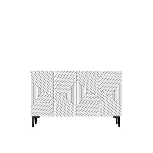 Ka1210b Ferro120 Konsol, Kahve Köşesi̇ Ve Tv Sehpasi Beyaz 120cm