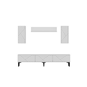 Tvr1802b - Ferrotvr180 Tv Üni̇tesi̇ Takimi Beyaz 180cm