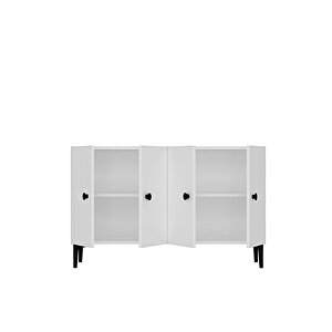 Ka1205b Pella120 Konsol, Kahve Köşesi̇ Ve Tv Sehpasi Beyaz 120cm