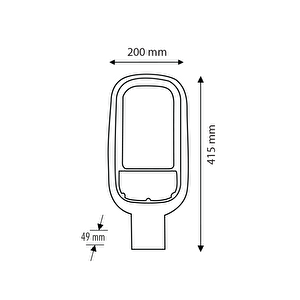 Hl-5052 150 Watt Smd Led Sokak Armatürü Beyaz