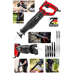 1200w Titanyum Motorlu Devir Ayarlı Tilki Kuyruğu 7 Bıçaklı Ahşap Metal Kemik Kesme Makinesi