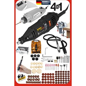 Muhteşem İkili 12v Gravur + Devir Ayarlı 500w Gravür Seti Bol Aksesuarları Hobi Oyma Taşlama Set