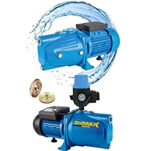 1.5hp Su Motoru Otomatik Hidrofor Seti Metal Dişli Tirbün Paket Hidrofor Ev Bahçe Sulama  Su Motoru