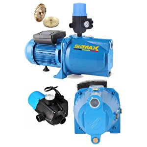 1.5hp Su Motoru Otomatik Hidrofor Seti Metal Dişli Tirbün Paket Hidrofor Ev Bahçe Sulama  Su Motoru