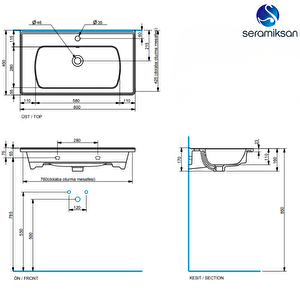 Alpu Ayna Dolapli Banyo Dolabi Seti̇ Beyaz 80 Cm