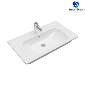 Nile Aynali Çekmeceli̇ Banyo Dolabi Seti̇ Beyaz 80 Cm