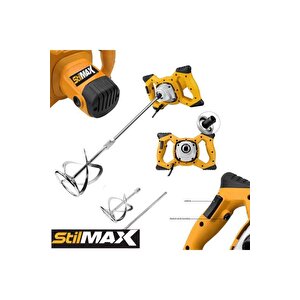 1600w 6 Kademe Devir Ayarlı Elektrikli Karıştırıcı Mikser – Alçı, Boya, Harç Ve Sıva İçin Profesyonel Güç