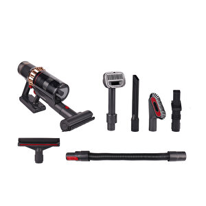 Yasomi Vion Plus V11 H12 Hepa Mop Başlık Led Işıklı Turbo Başlık Dikey Süpürge