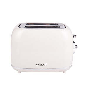 Yk-688t Retro Bej İki Dilim Ekmek Kızartma Makinesi