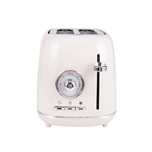 Yasomi Yk-688t Retro Bej İki Dilim Ekmek Kızartma Makinesi