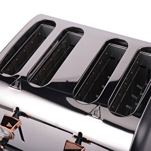 Yasomi Yk-628t 4 Dilimli Geniş Yuvalı Ekmek Kızartma Makinesi