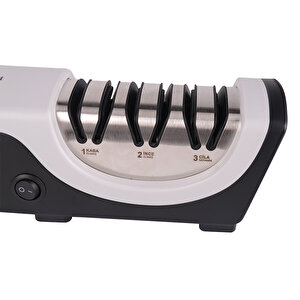 H1225 3 Aşamalı Profesyonel 20 Derece Bileme Kenarı Elektrikli Bıçak Bileyici