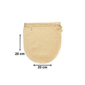 Çok Amaçlı Süzme Kesesi - Süt Bezi - Yoğurt - Peynir - Sebze - Süzme Torbası - (s Beden 20x20cm)