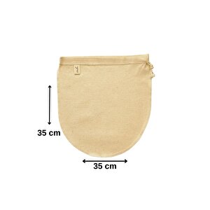 Çok Amaçlı Süzme Kesesi - Süt Bezi - Yoğurt - Peynir - Sebze - Süzme Torbası - (xl Beden 35x35 Cm)