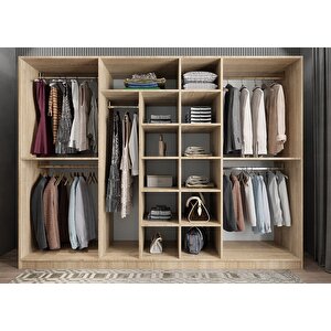 Life Yedi Kapaklı Gardırop Meşe G.y.l_5_315cm 315 cm