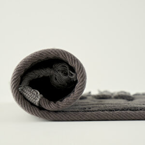 %100 Pamuk Sunshine Paspas Takımı Antrasit (60x100 Cm) Antrasit