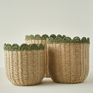 Cloud Sepet Yeşil (35x35 Cm) Yeşil