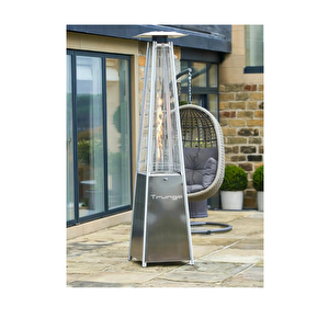 Piramit Soba Dış Mekan Isıtıcı Isı Piramidi Paslanmaz Inox