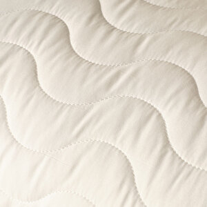 Sıvı Geçirmez Microfiber Kapitoneli Fitted Yatak Alezi Beyaz (100x200 Cm) Beyaz