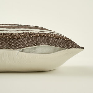 Divina Dekoratif Yastık Kılıfı Kahverengi (43x43 Cm) Kahverengi