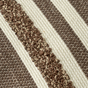 Divina Dekoratif Yastık Kılıfı Kahverengi (43x43 Cm) Kahverengi