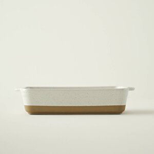 Margot Stoneware Fırın Kabı Beyaz (33,1x19,6x7 Cm) Beyaz