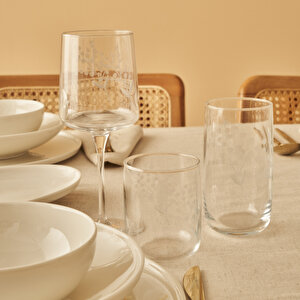 Exclusive Selection Bardak-kadeh Seti 18'li Naturel