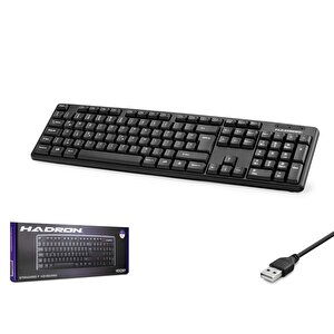 Hdx2601 Türkçe-f 1.25mt Usb Kablolu Klavye - Siyah