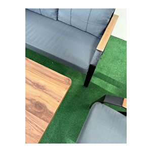 Nergiz 2 1 1 Masa Bahçe Balkon Mobilyası Lacivert