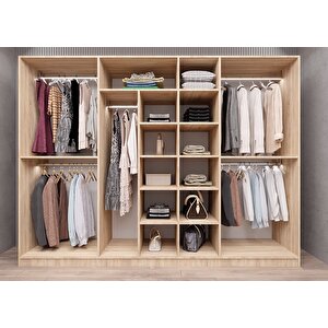 Life Cam Yedi Kapaklı Gardırop Meşe G.y.c.l_5_315cm 315 cm