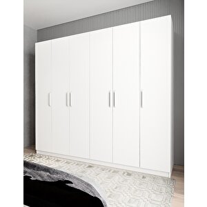 Eko Süper 6 Kapaklı Gardırop Beyaz G.a.s.e_1_270cm 270 cm