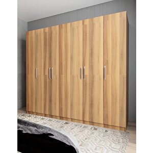 Eko Süper 6 Kapaklı Gardırop Ceviz G.a.s.e_5_208cm 208 cm