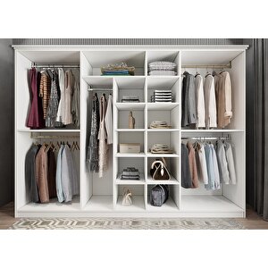 Membran Life Yedi Kapaklı Gardırop Beyazg.y.m.l_1_245cm 245 cm