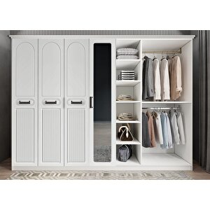Membran Life Yedi Kapaklı Gardırop Beyazg.y.m.l_1_245cm 245 cm