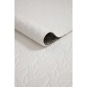 Oslo Vl Premium Yıkanabilir Kaymaz Tabanlı Saçaklı Kesme Rulo Halı Yolluk Antrasit 4001 100x350 cm