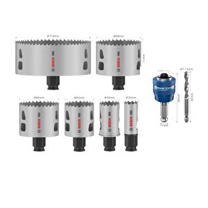 Pro Multi 8 Parça Panç Testere Seti 20-114 Mm L-boxx 2608594431