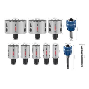 Pro Multi 11 Parça Panç Testere Seti 22-83 Mm L-boxx 2608594432